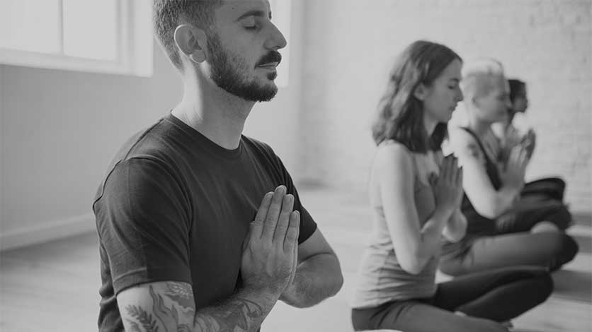 men and women participating in group meditation - 12 Group Activities For Addiction Recovery